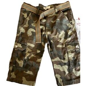 Redwood Creek Men’s Camo Belted Cargo Shorts Size 30 NWT